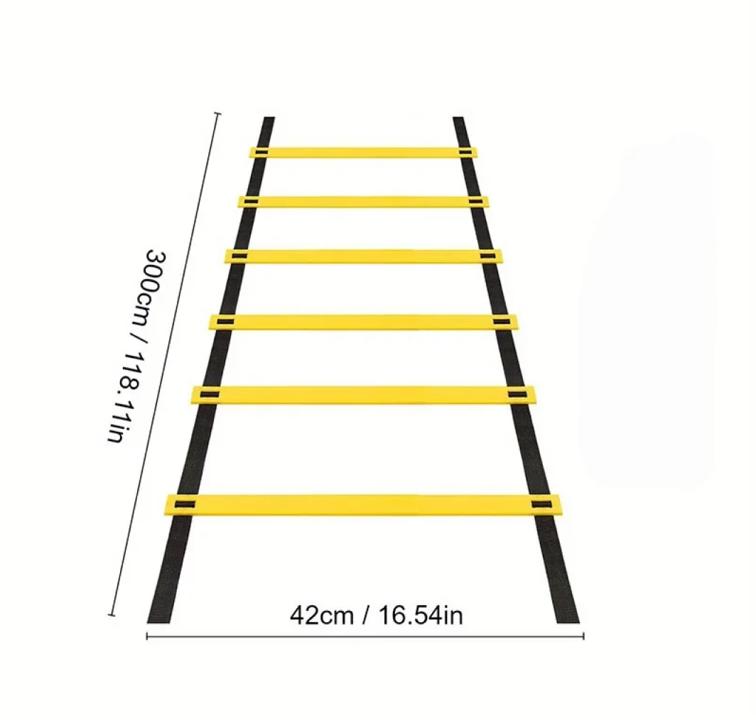 Soccer & Football Agility Ladder — 300cm (10ft) Speed Training Ladder with Nylon Straps