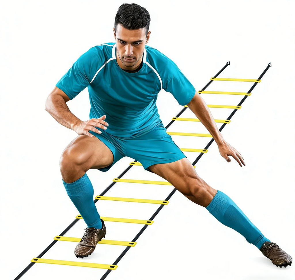 Soccer & Football Agility Ladder — 300cm (10ft) Speed Training Ladder with Nylon Straps