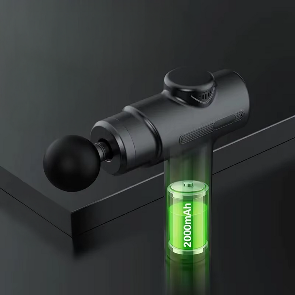 Deep Tissue Massage Gun — 8 Heads, Portable Recovery Device for Athletes