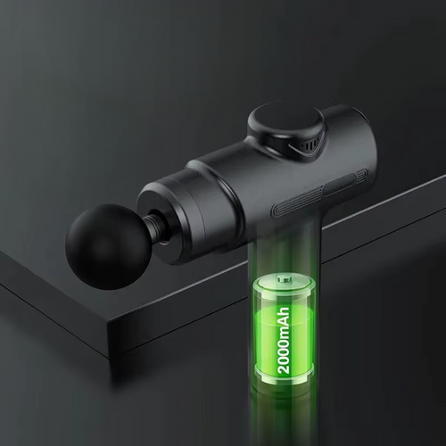 Deep Tissue Massage Gun — 8 Heads, Portable Recovery Device for Athletes