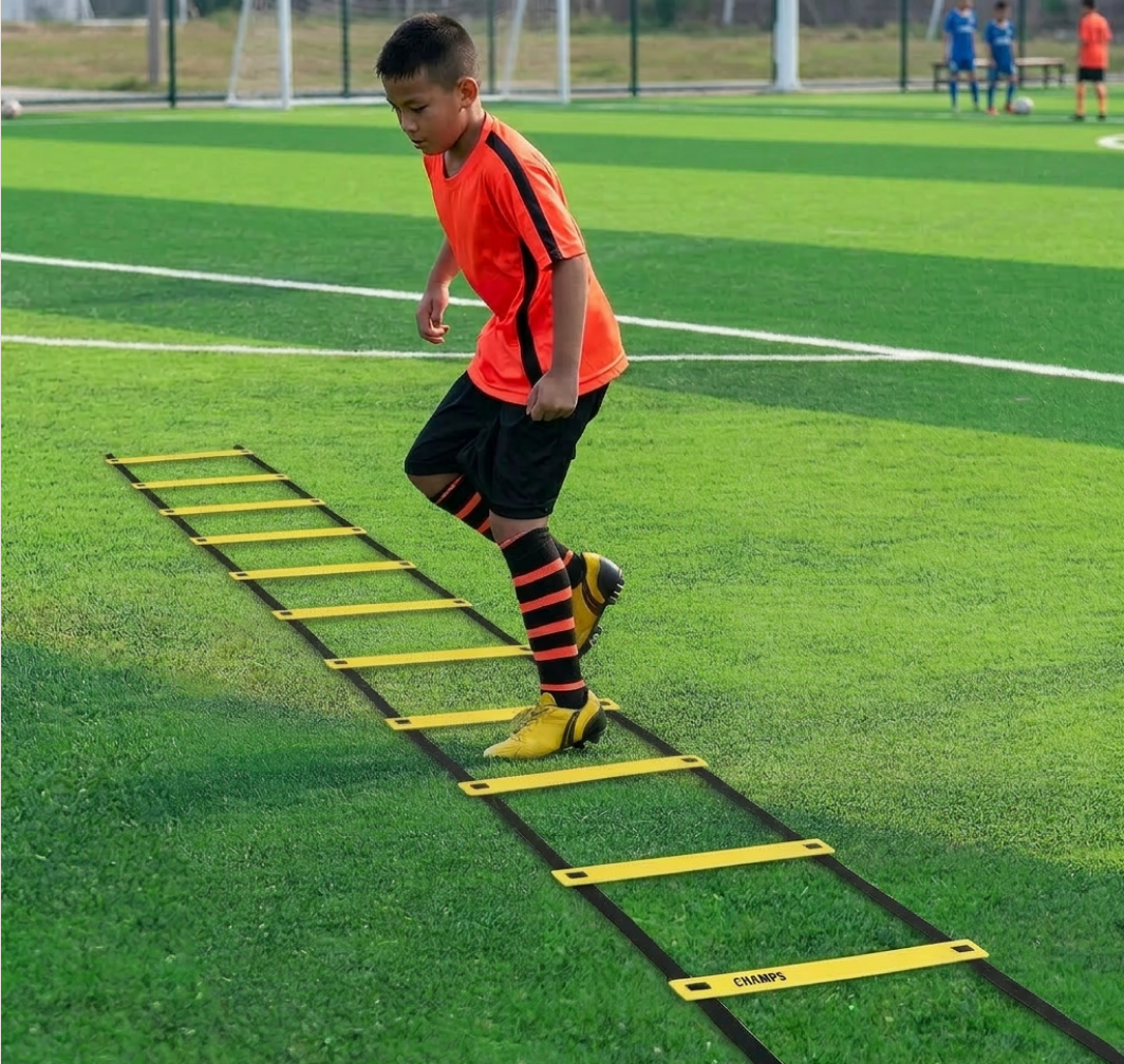 Soccer & Football Agility Ladder — 300cm (10ft) Speed Training Ladder with Nylon Straps