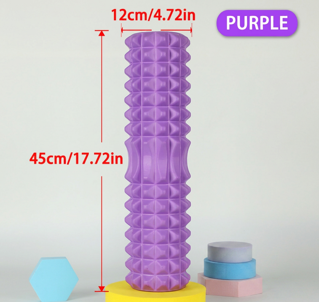 Soccer & Football Foam Roller — EVA Training, Recovery & Massage Roller 30cm (11.8") / 45cm (17.7")
