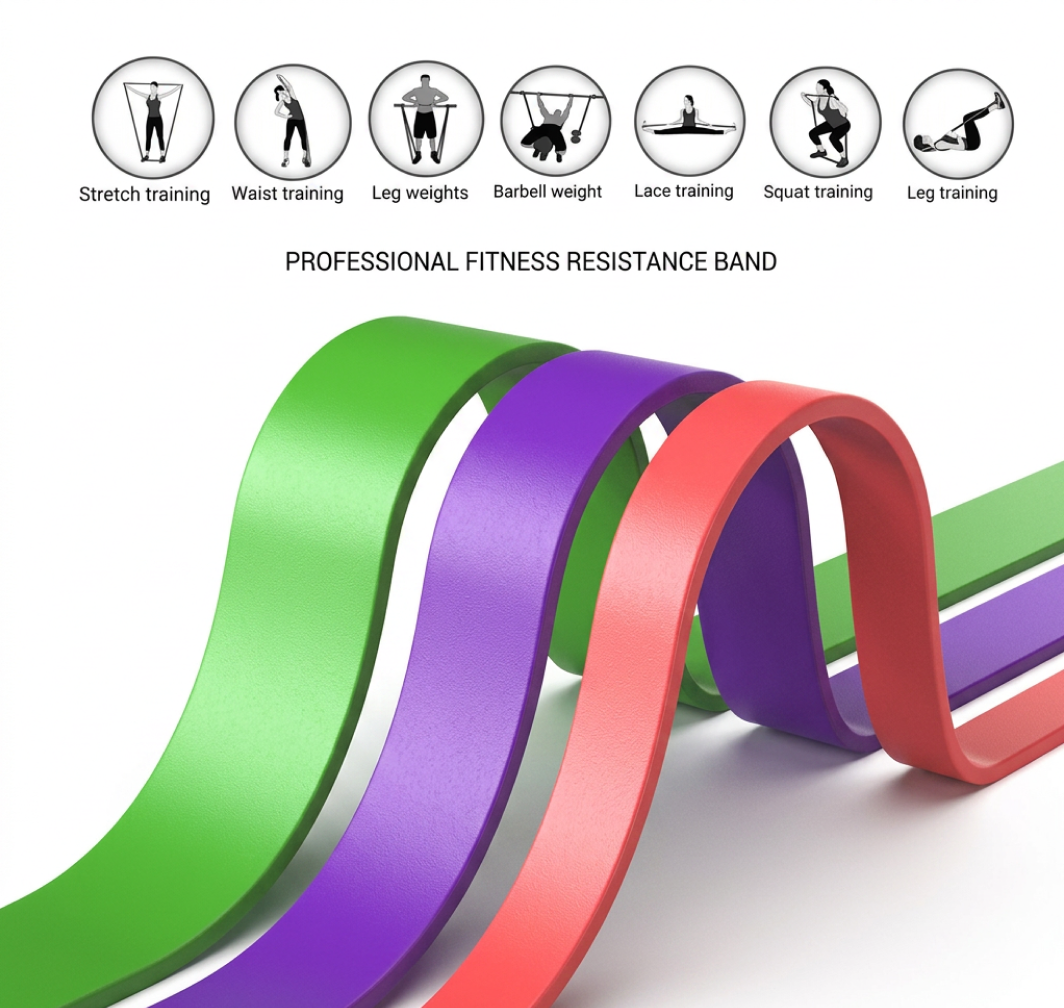 Resistance Bands for Soccer/Football Training — Heavy Duty Latex Set for Speed & Strength