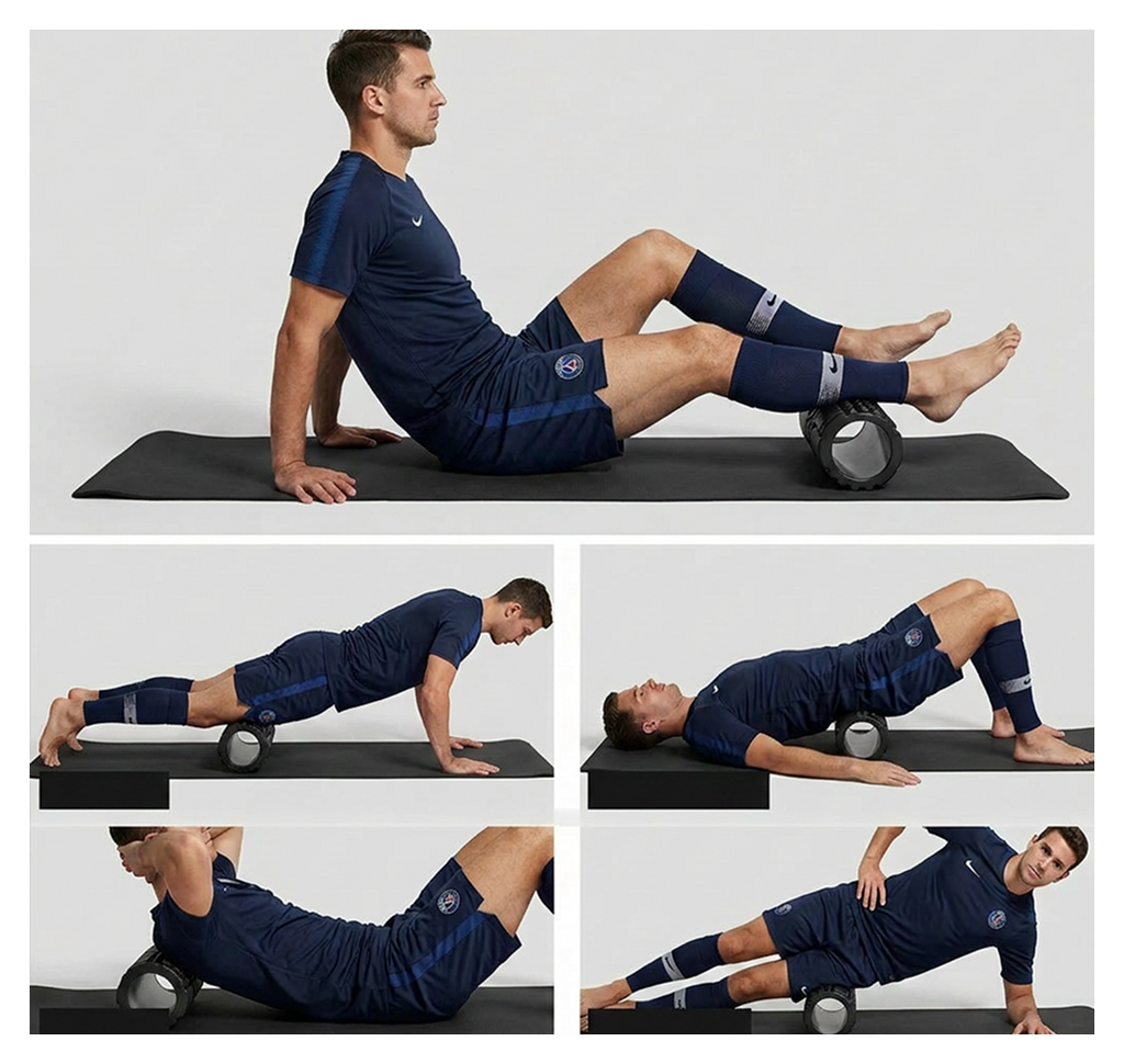 Soccer & Football Foam Roller — EVA Training, Recovery & Massage Roller 30cm (11.8") / 45cm (17.7")