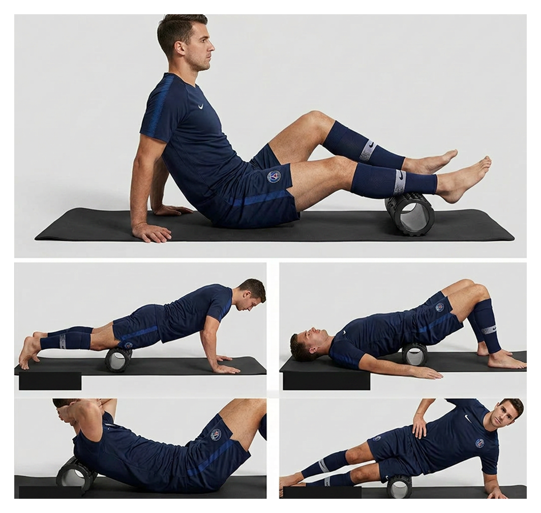Soccer & Football Foam Roller — EVA Training, Recovery & Massage Roller 30cm (11.8") / 45cm (17.7")