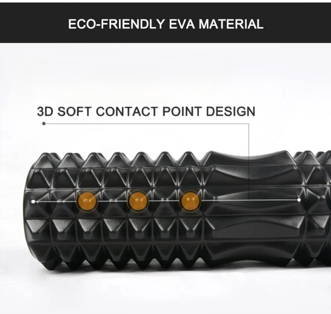 Soccer & Football Foam Roller — EVA Training, Recovery & Massage Roller 30cm (11.8") / 45cm (17.7")